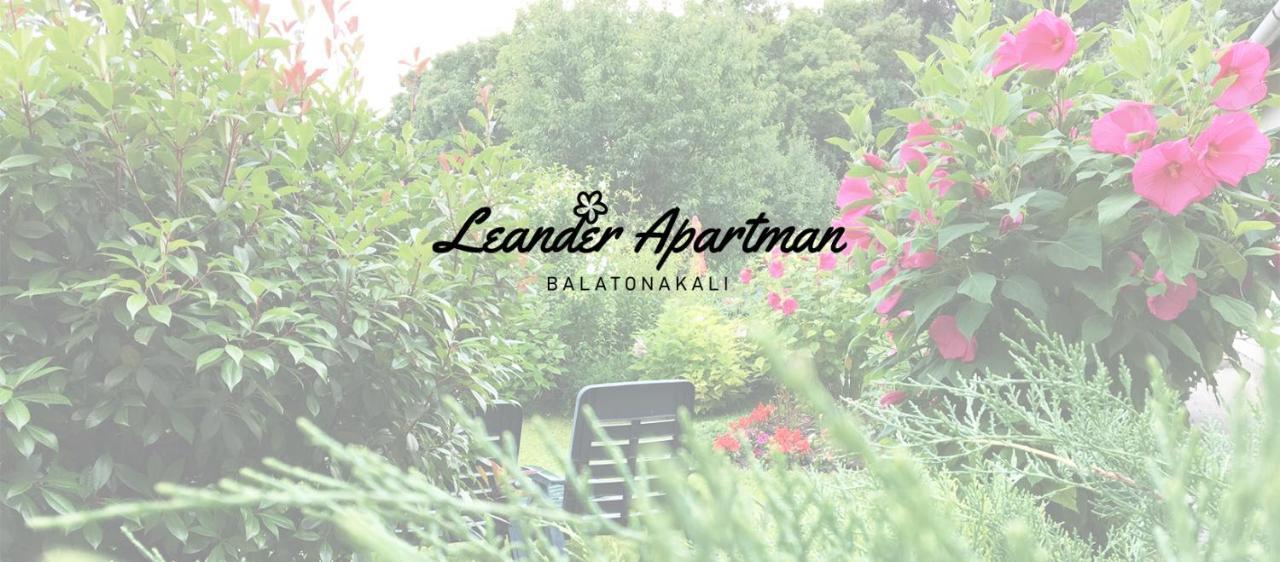 Leander Apartman Balatonakali Eksteriør bilde